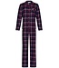 Flanellen doorknoop pyjama 'cool checks'