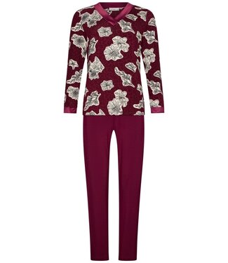 Pastunette Premium Luxe lounge dames pyjama 'bold blooms'