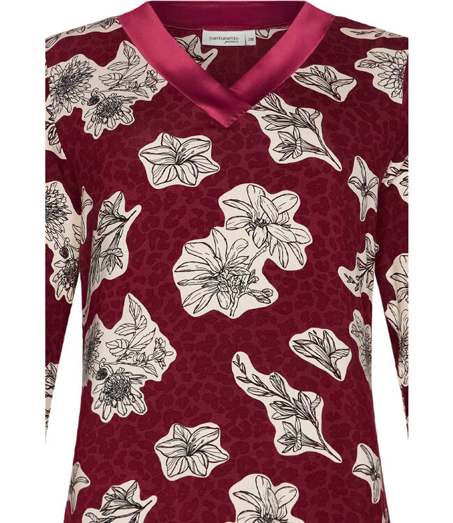 Luxe lounge dames pyjama 'bold blooms'