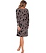 Luxe Ecovero viscose-elastaan nachthemd 'abstract art'
