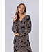Luxe Ecovero viscose-elastaan nachthemd 'abstract art'