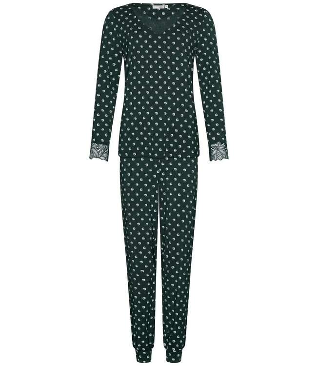 luxury modal-mix long sleeve pyjama 'mini boutique charm'