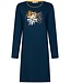 Pastunette Dames nachthemd met lange mouwen van 100% biologische katoen 'forest flowers'