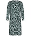 cotton-modal green nightdress with buttons 'mega boutique charm'