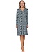 cotton-modal green nightdress with buttons 'mega boutique charm'