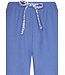 ladies cotton terry polyester mix lounge pyjama 'cool blue animal'