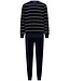 Pastunette for Men Velours heren lounge-pyjamaset 'velvet stripes'
