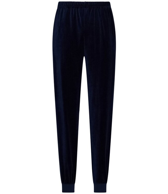 men's cotton-velvet mix lounge relax pyjama set 'velvet stripes'