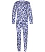 Rebelle Girls Katoen-interlock meisjespyjama met lange mouwen 'chic flower'