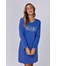 ladies long sleeve organic cotton nightdress 'woodland wildlife'