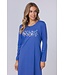 ladies long sleeve organic cotton nightdress 'woodland wildlife'