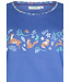 ladies long sleeve organic cotton nightdress 'woodland wildlife'