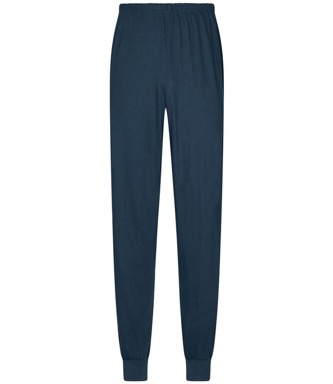 Katoenen heren pyjamaset met lange mouwen en knopen 'link it up'