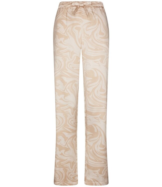 ladies long sleeve full button cotton satin mix 'tranquil watercolour art'