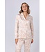Doorknoop dames pyjama van katoen-polyester-satijn 'tranquil watercolour art'