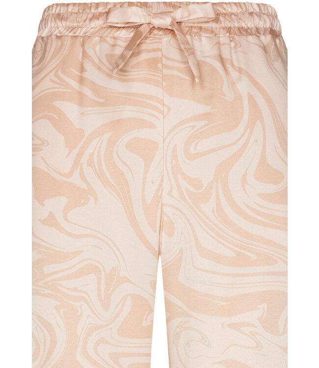 Doorknoop dames pyjama van katoen-polyester-satijn 'tranquil watercolour art'