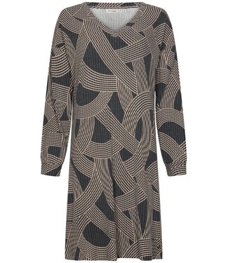 Pastunette Premium ladies wide v-neck luxury home -nightdress 'abstract art'