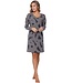 ladies wide v-neck luxury home -nightdress 'abstract art'