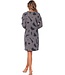 ladies wide v-neck luxury home -nightdress 'abstract art'