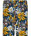 Dames pyjama met lange mouwen en knoopjes van katoen-modal 'forest flowers'