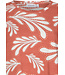 ladies brown cotton-mix nightdress 'lovely leafs'