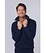 men's french terry home-lounge suit with collar zip 'relax modern'