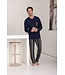 men's cotton-modal pyjama set 'modern stripes'