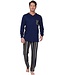 men's cotton-modal pyjama set 'modern stripes'