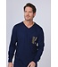 men's cotton-modal pyjama set 'modern stripes'