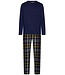 Pastunette for Men Heren pyjamaset met lange mouwen en knopen 'modern checks'