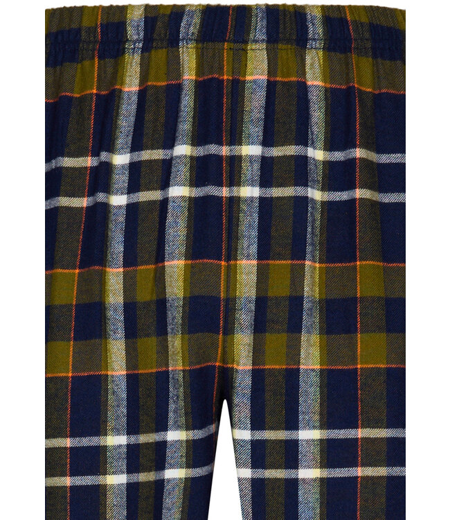 men's long sleeve pyjama set with buttons 'modern checks'