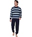 men's long sleeve  terry lounge pyjama set 'just stripes'