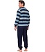 men's long sleeve  terry lounge pyjama set 'just stripes'