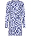 Rebelle Katoen-interlock nachthemd met lange mouwen 'chic flower'
