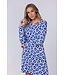 cotton interlock long sleeve nightdress 'chic flower'