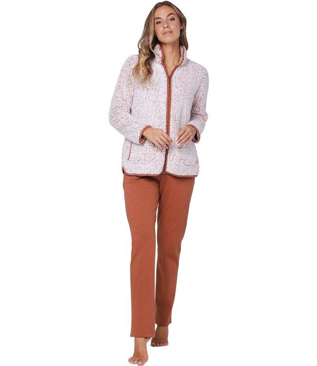 soft teddy fleece home lounge-wear set 'teddy bear soft'