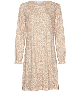 Pastunette ladies long sleeve organic cotton nightdress 'chic flowers'