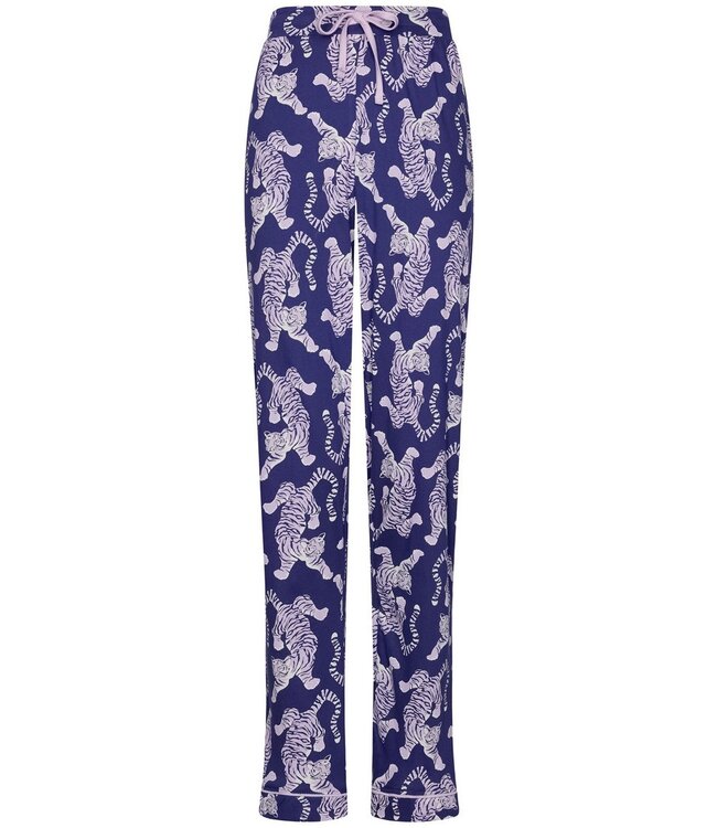 trendy full button organic cotton pyjama 'fantastic feline'