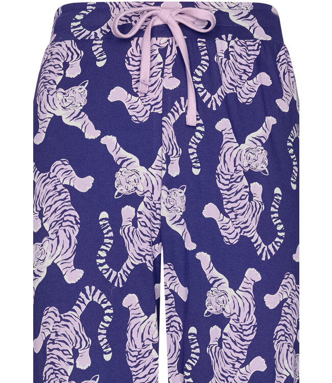 Trendy doorknoop pyjama van bio-katoen 'fantastic feline'