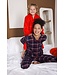 Zachte flanel fleece overslag mesijes ochtendjas 'sweet hearts'