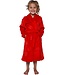 Zachte flanel fleece overslag mesijes ochtendjas 'sweet hearts'