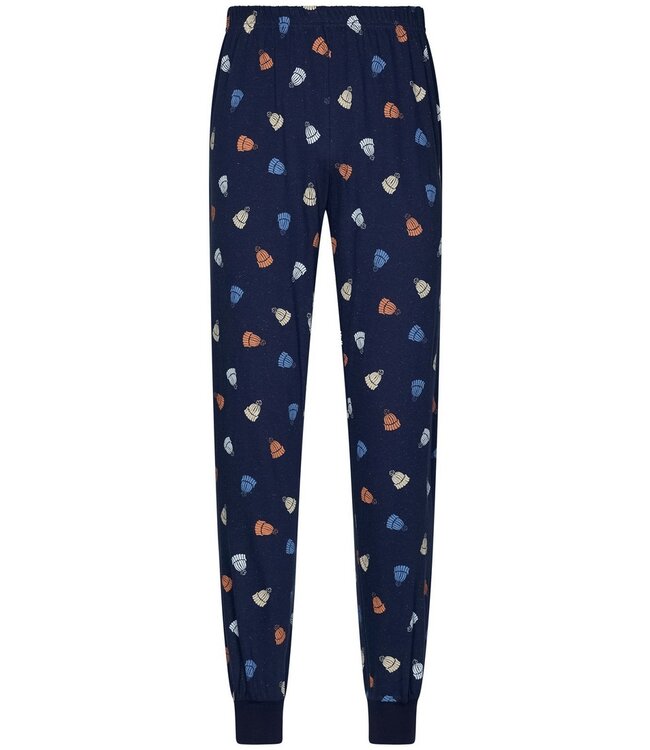 men's cotton-mix pyjama set with buttons 'woolly hat'