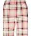 Warme, doorknoop dames pyjama ‘champagne pink check’