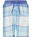 Mix & Match lange katoen-flanellen pyjamabroek met boorden 'cool blue checks'