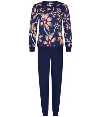 Pastunette Premium Dames pyjama van katoen-interlock 'passion flower'