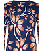 Dames pyjama van katoen-interlock 'passion flower'