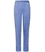 Velours lounge-huispak met capuchon 'cool blue stripes'