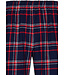 Doorknoop heren pyjama van katoen-flanel 'trendy checks'