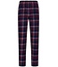 Doorknoop heren pyjama van katoen-flanel 'trendy checks'