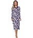ecovero viscose, luxury extra long nightdress 'floral garden'